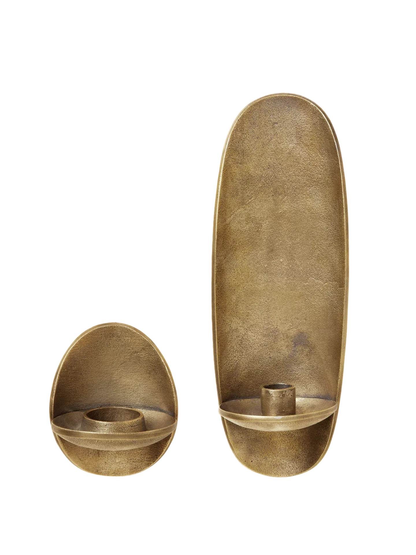 Agapé Wall Tealight Holder & Candle Holder Gift Set - Brass Finish
