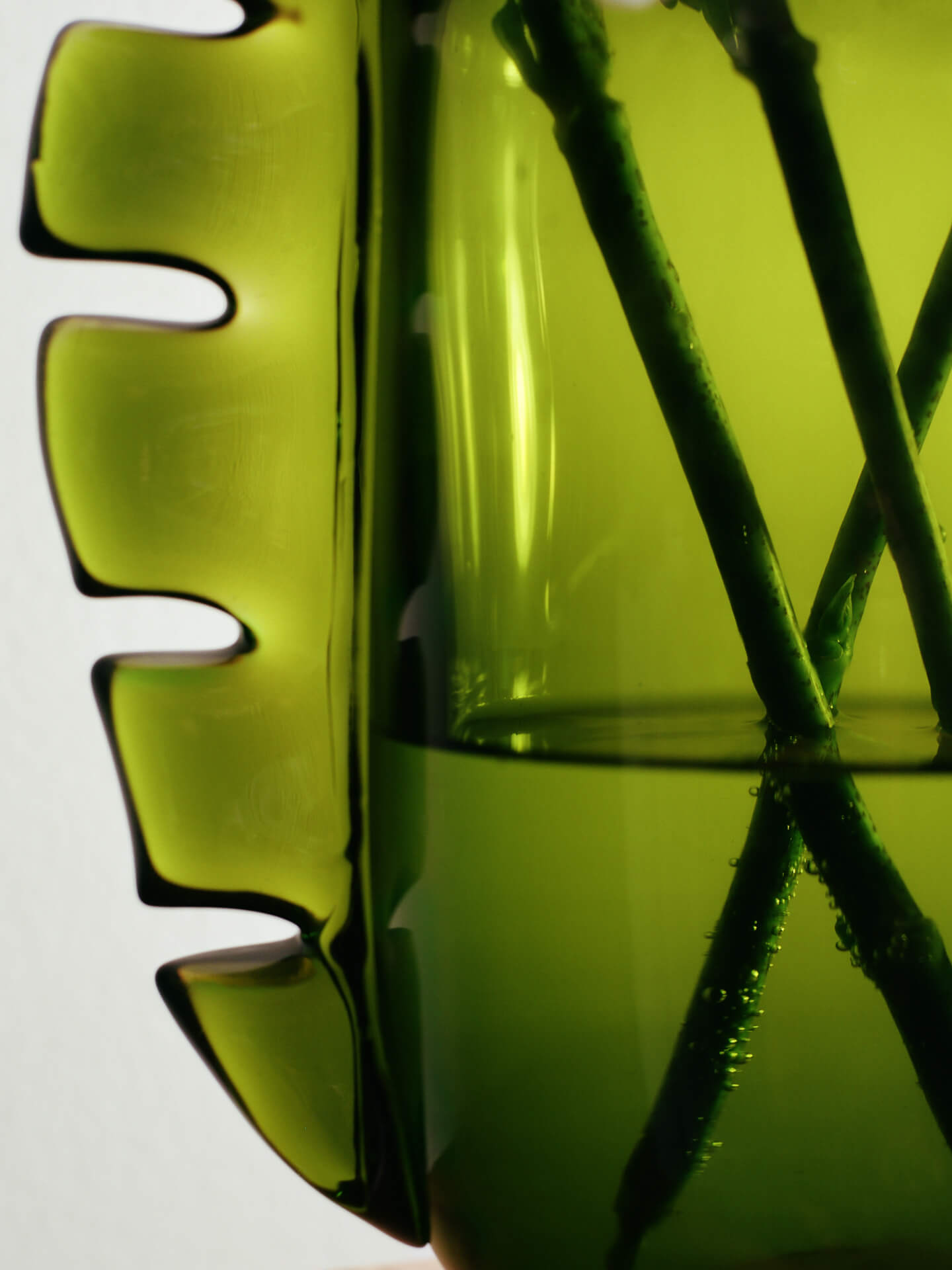 Alas Vase - Moss Green