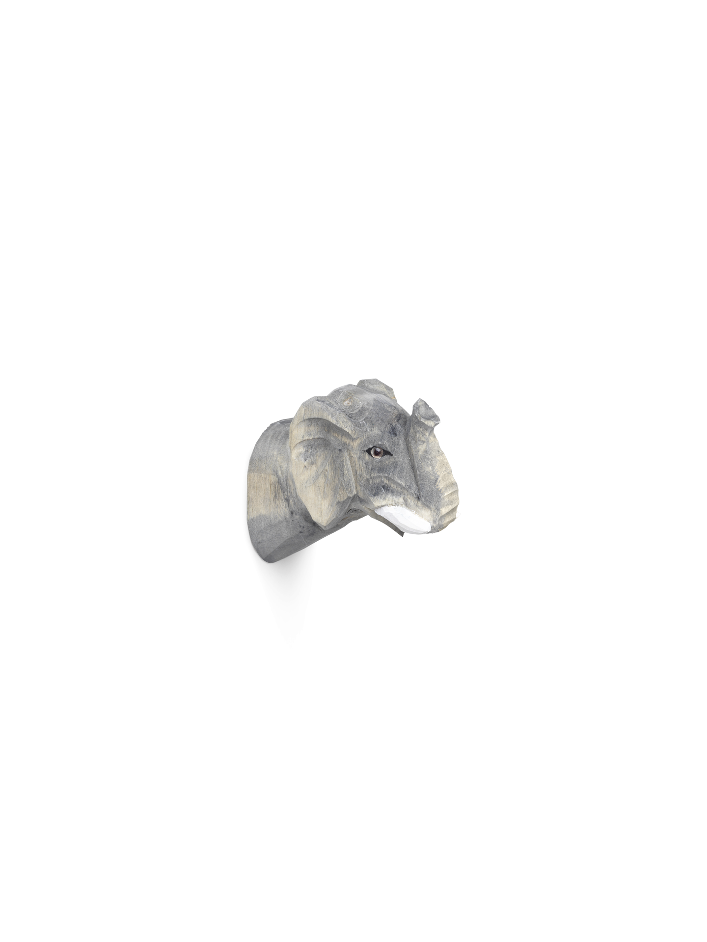 Animal Hand-Carved Hook - Elephant