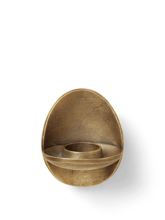 Agapé Wall Tealight Holder - Brass Finish