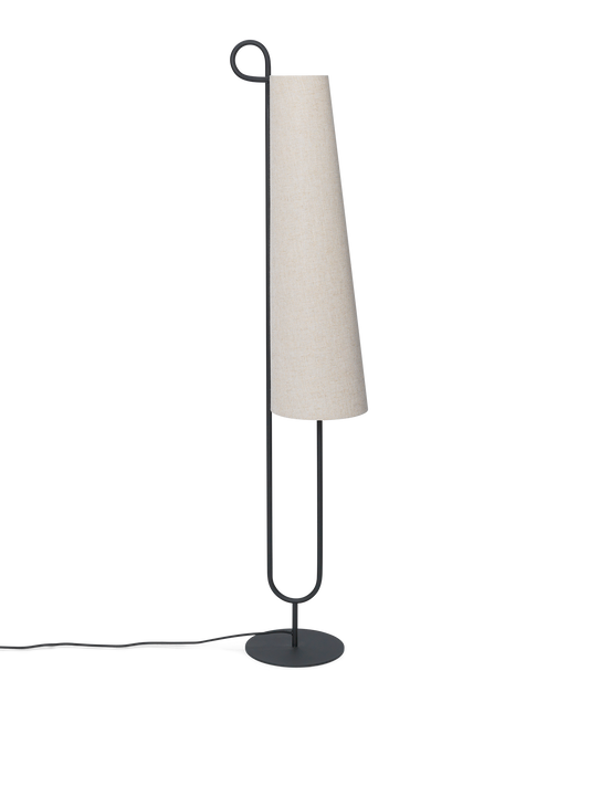 Ancora Floor Lamp - Black/Natural - UL